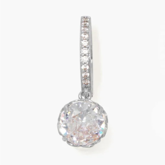 kate spade New York That Sparkle Pavé Mini Hoops - Picture 3 of 4